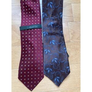Marshall Fields Silk Tie Lot Of 2 NWT